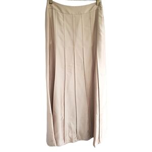 Anne Taylor Silk Maxi Skirt. Champagne color. 8